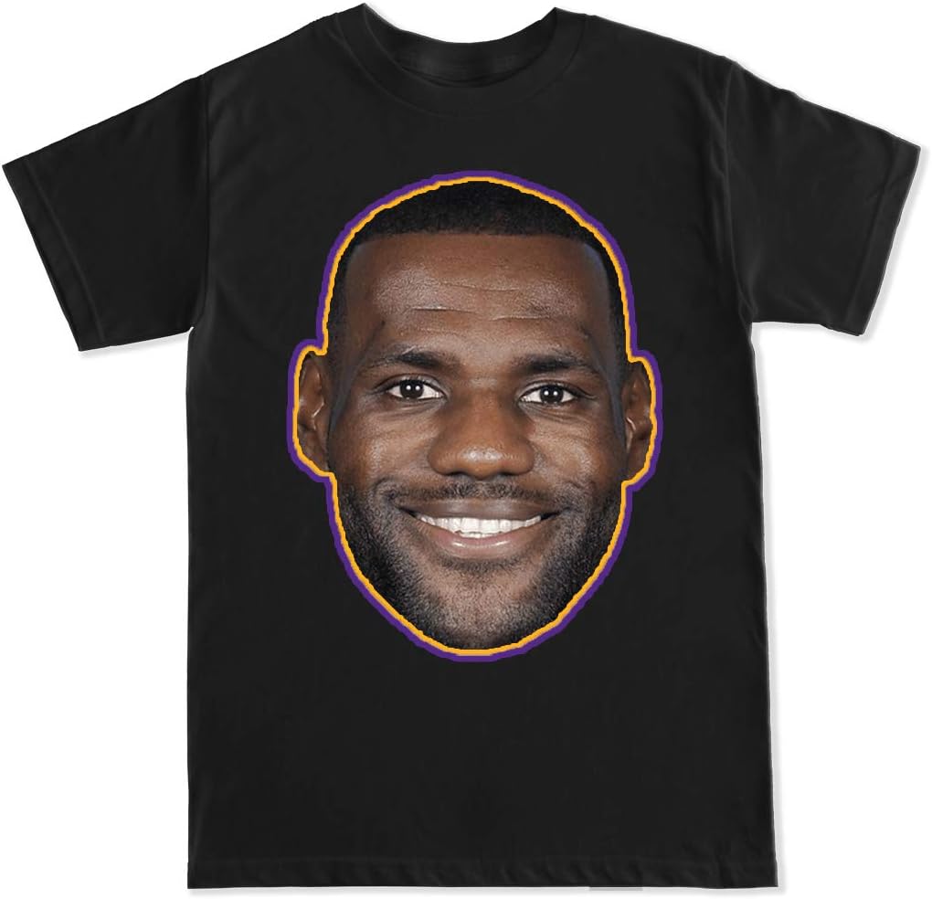 FTD Apparel Men's Bron Smiling Face T Shirt