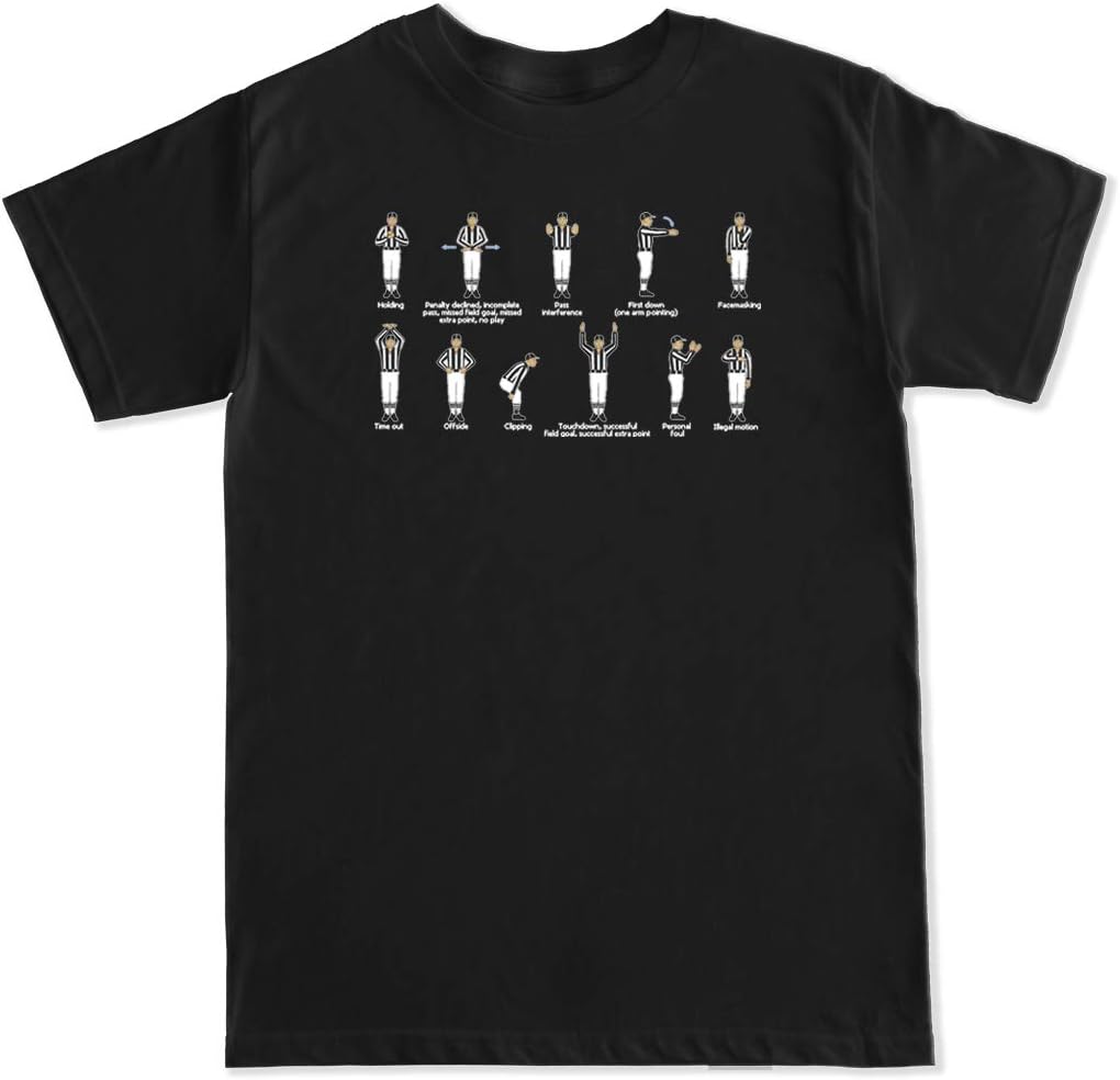 Men's Football Hand Signals T Shirt