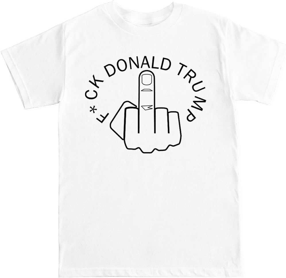 FTD Apparel Men's Middle Finger Trump T Shirt