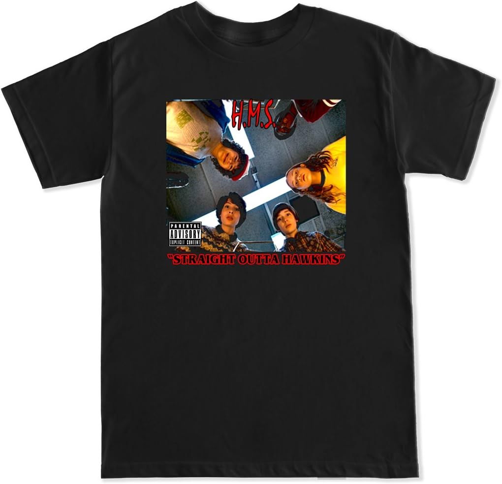 FTD Apparel Men's Straight Outta Hawkins T Shirt