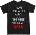 FTD Apparel Men's Wolf and Sheep T Shirt