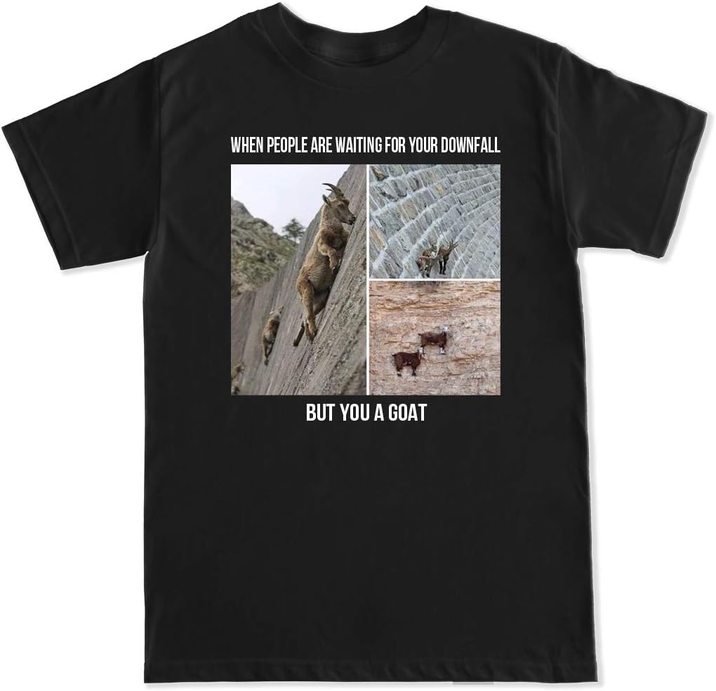FTD Apparel Men's Goat Meme T Shirt