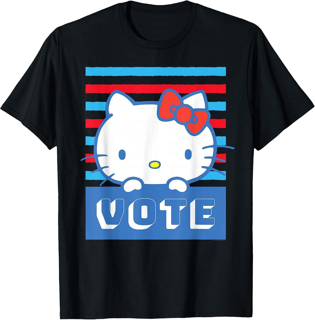 Hello Kitty Vote Stripes T-Shirt