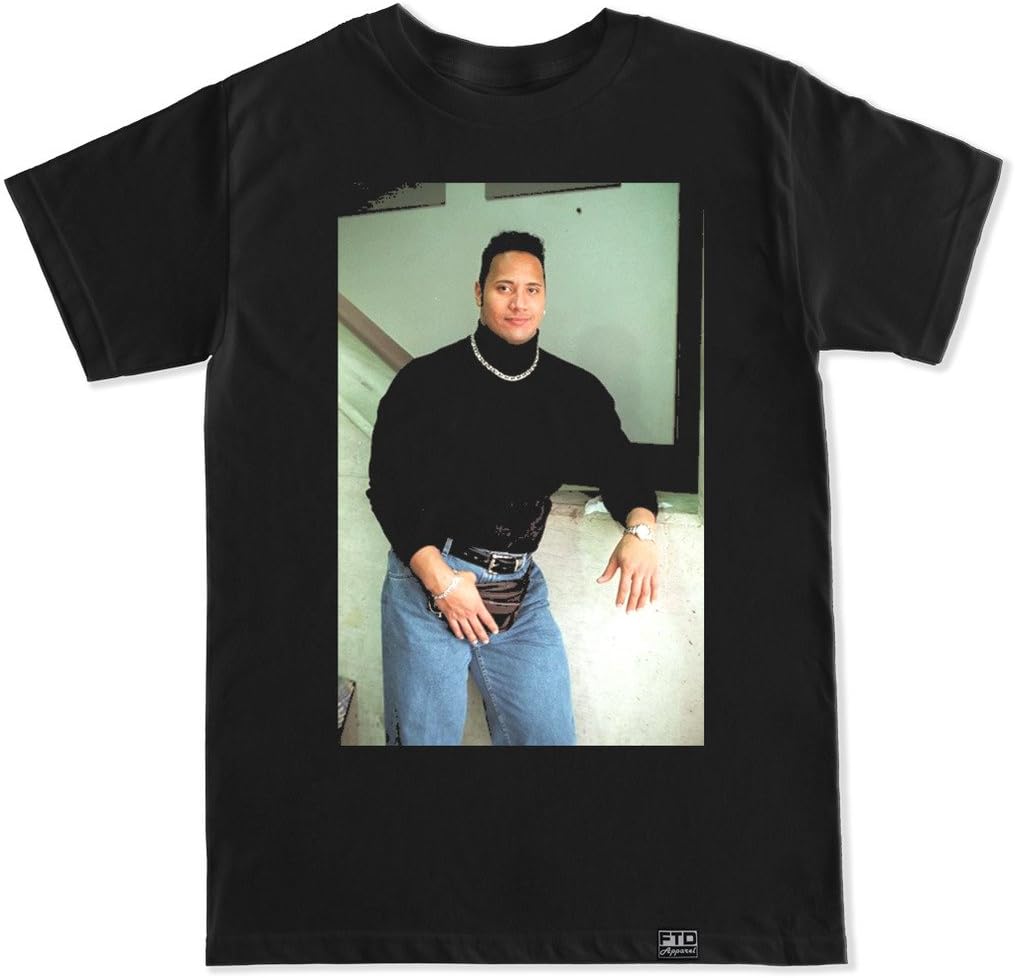 FTD Apparel Men's The Rock TBT T Shirt