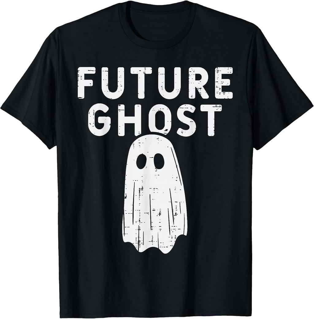 Future Ghost Funny Happy Halloween Costume Men Women Kids T-Shirt