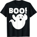 Cute Ghost T Shirt - Cool Funny Ghost Boo Halloween Kids tee T-Shirt