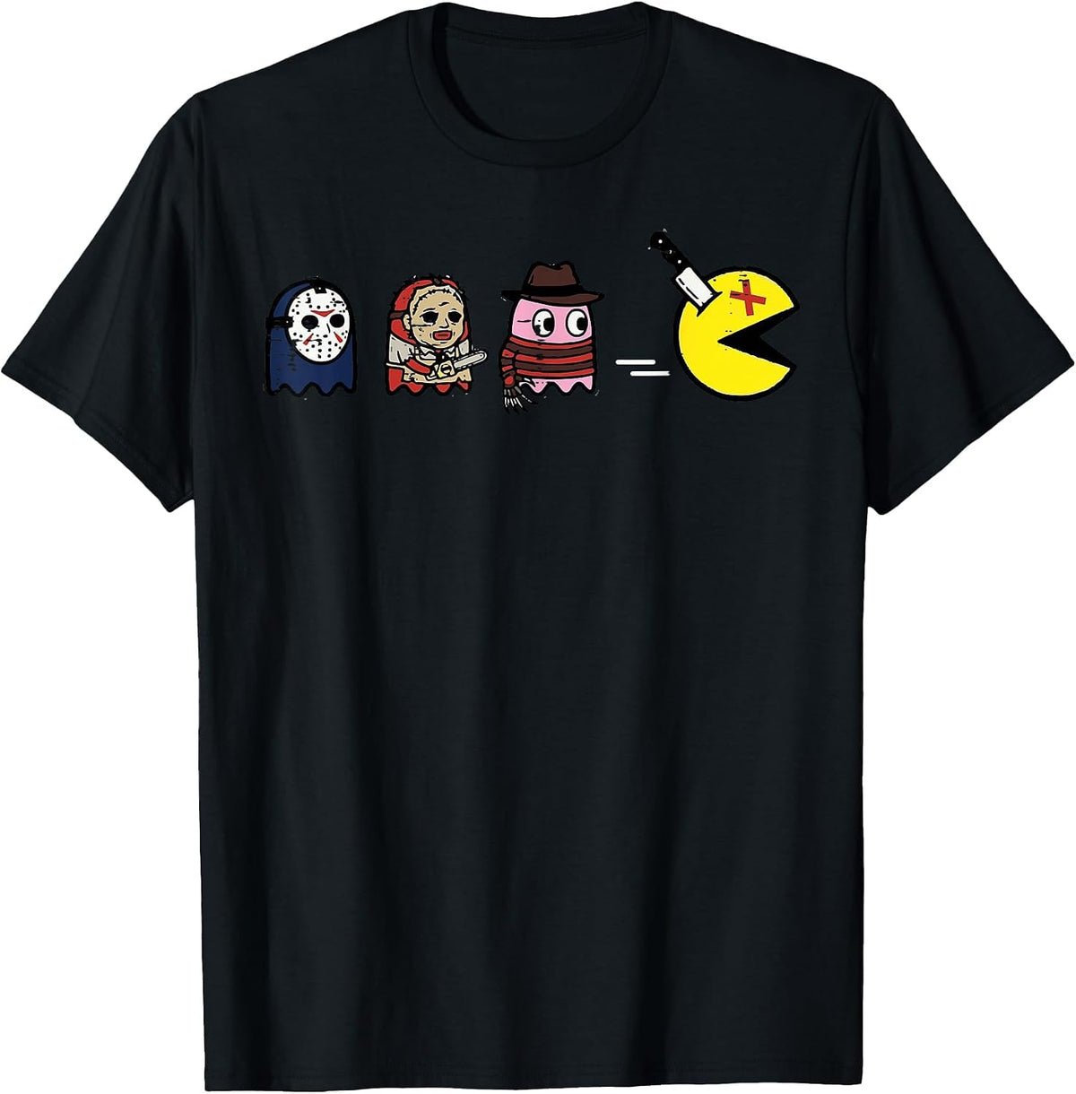 Retro Arcade Game Horror Movie Ghosts Costume Men Women Kids T-Shirt