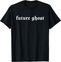 Future Ghost Minimal Gothic Halloween Typography T-Shirt