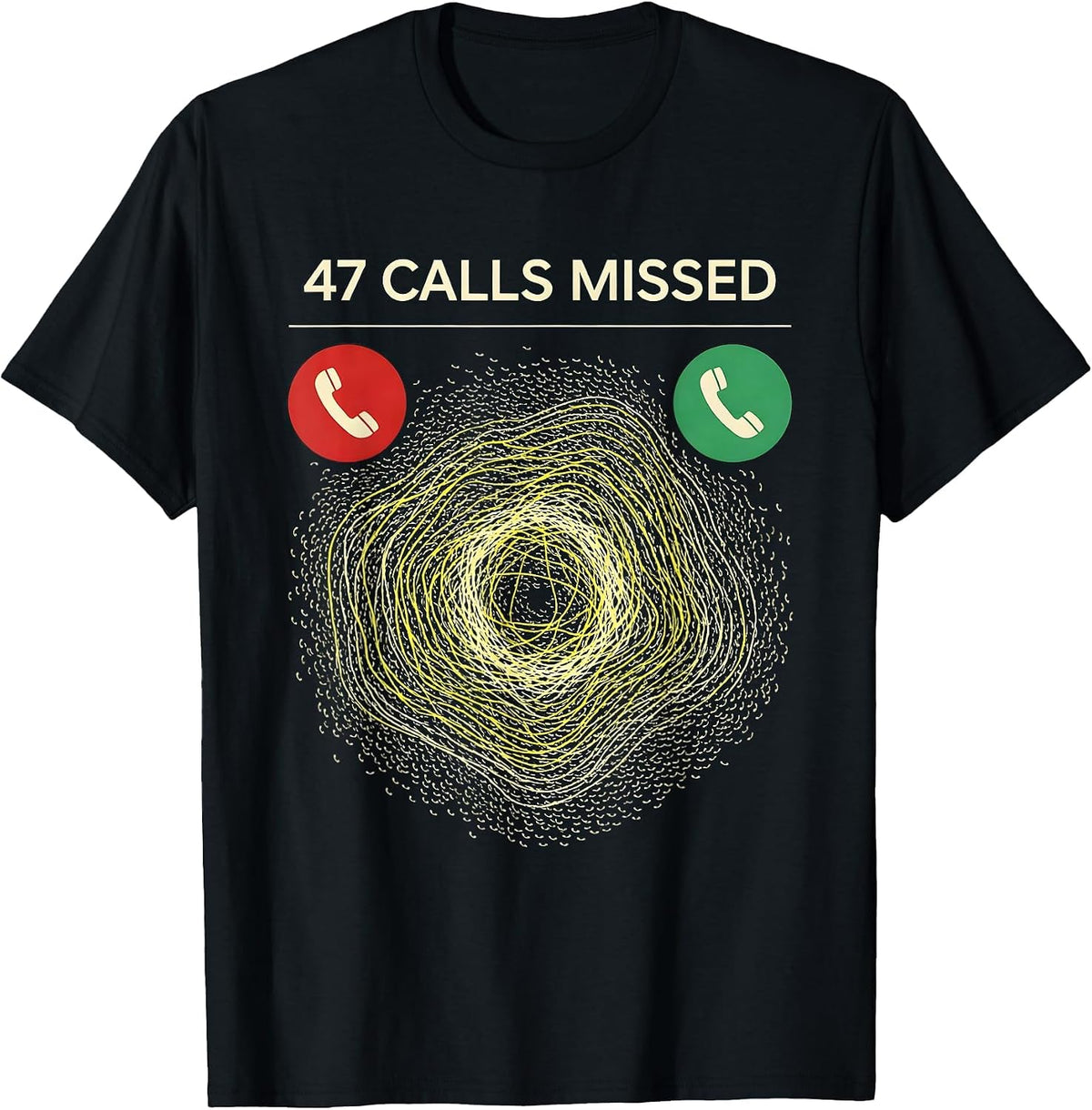 47 calls missed Funny John Pork Meme Gen Z Brainrot T-Shirt