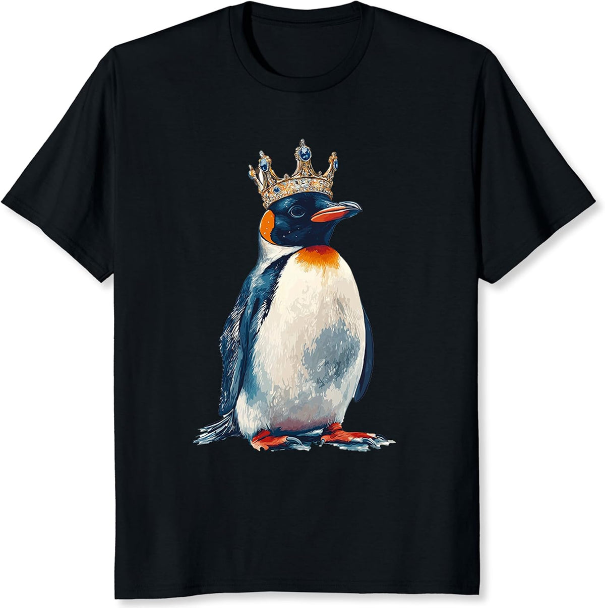 Funny Penguin Shirt for Men Emperor Penguin Graphic Tee Gift for Penguin and Animal Lovers