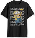 Despicable Me Men's Minions Dave Soaring Banana Dance Funny Graphic Tee