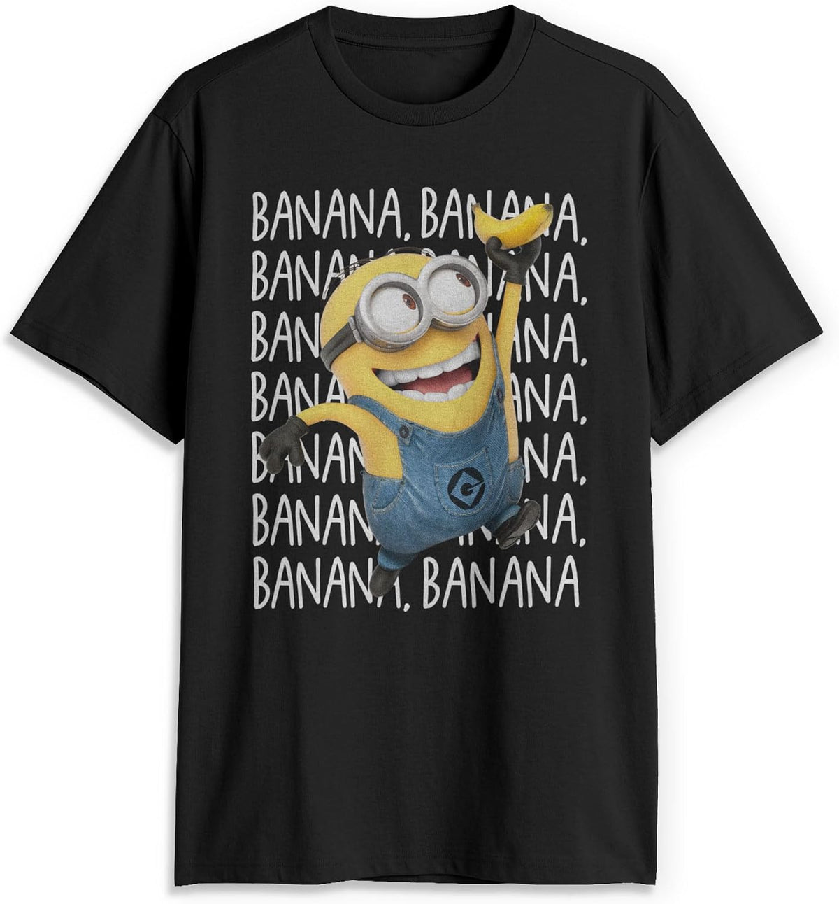 Despicable Me Men's Minions Dave Soaring Banana Dance Funny Graphic Tee