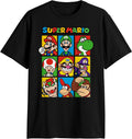 Nintendo Super Mario Bros 9-Block Character Square T-Shirt
