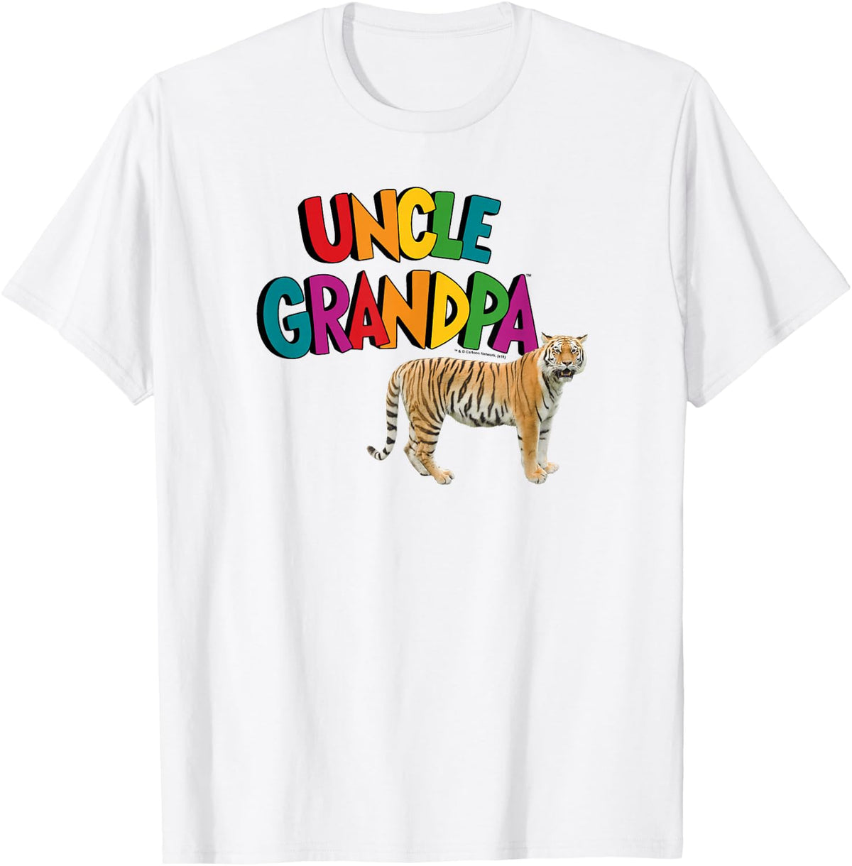 Cartoon Network Uncle Grandpa Tiger Logo T-Shirt