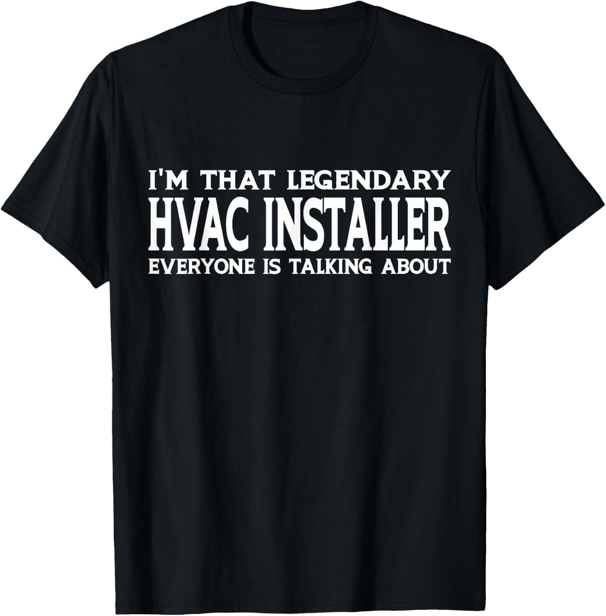 HVAC Installer Job Title Employee Funny HVAC Installer T-Shirt