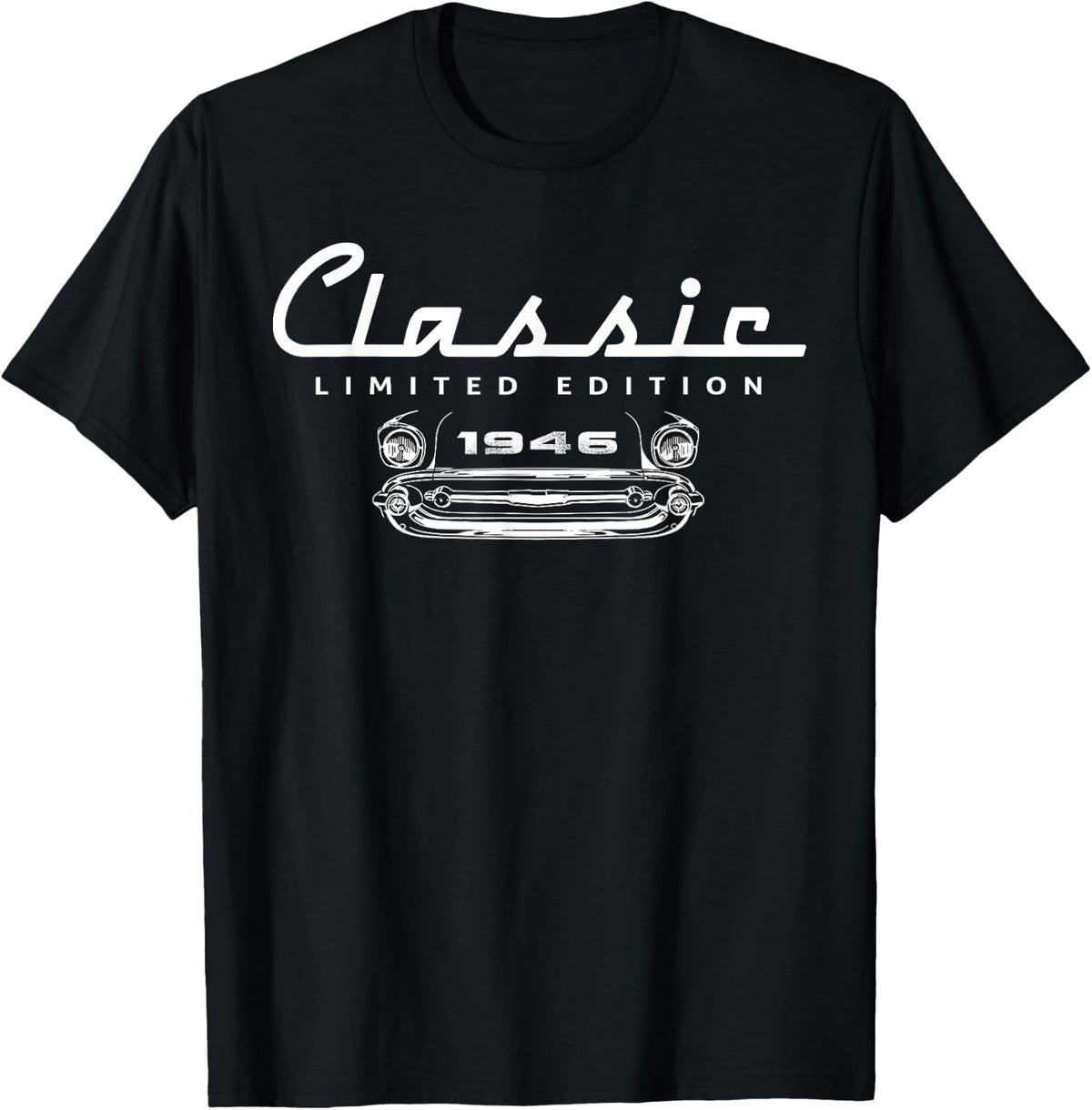 80 Year Old Limited Edition 1946 Classic Car 80th Birthday T-Shirt