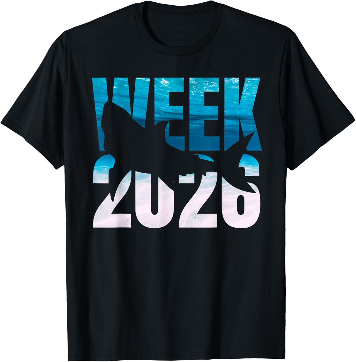 2026 Week Animal Sea Shark Lover Ocean Matching Squad Beach T-Shirt
