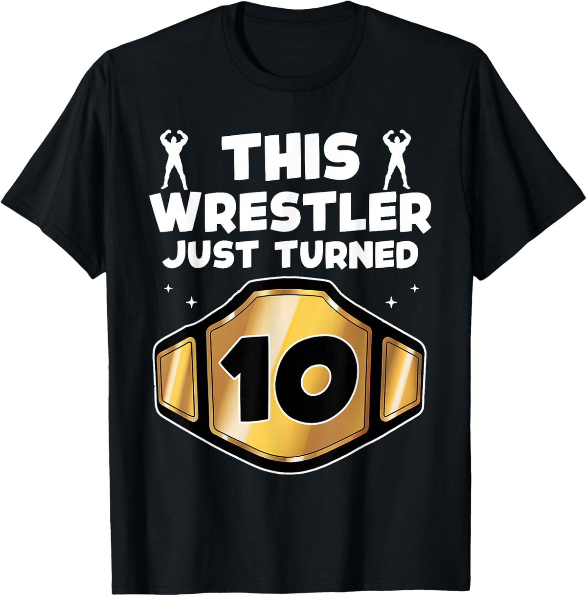 10th Wrestling Birthday This Wrestler Just Turned Ten Boys T-Shirt
